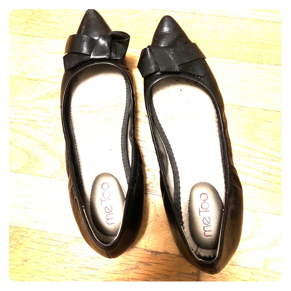 Me Too black flats - sz 7.5